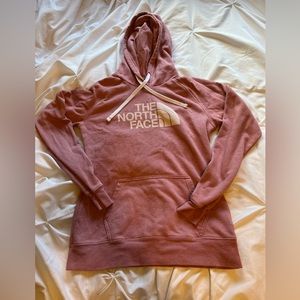 Light Pink North face hoodie